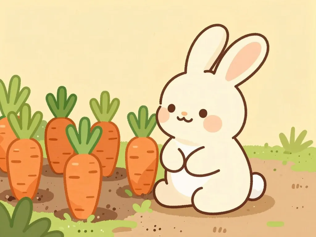 A friendly bunny