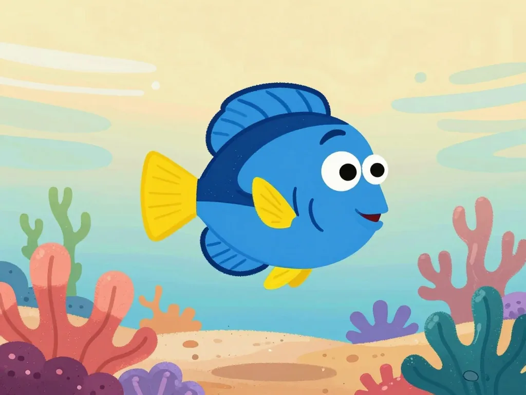 A friendly fish